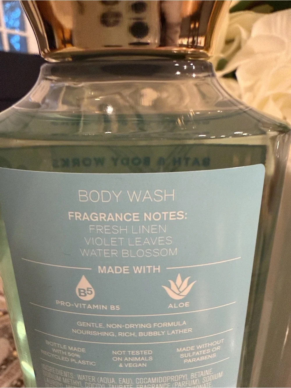 Bath & Body Works Saltwater Breeze Body Wash & Lotion Set - White & Teal - Picture 4 of 9